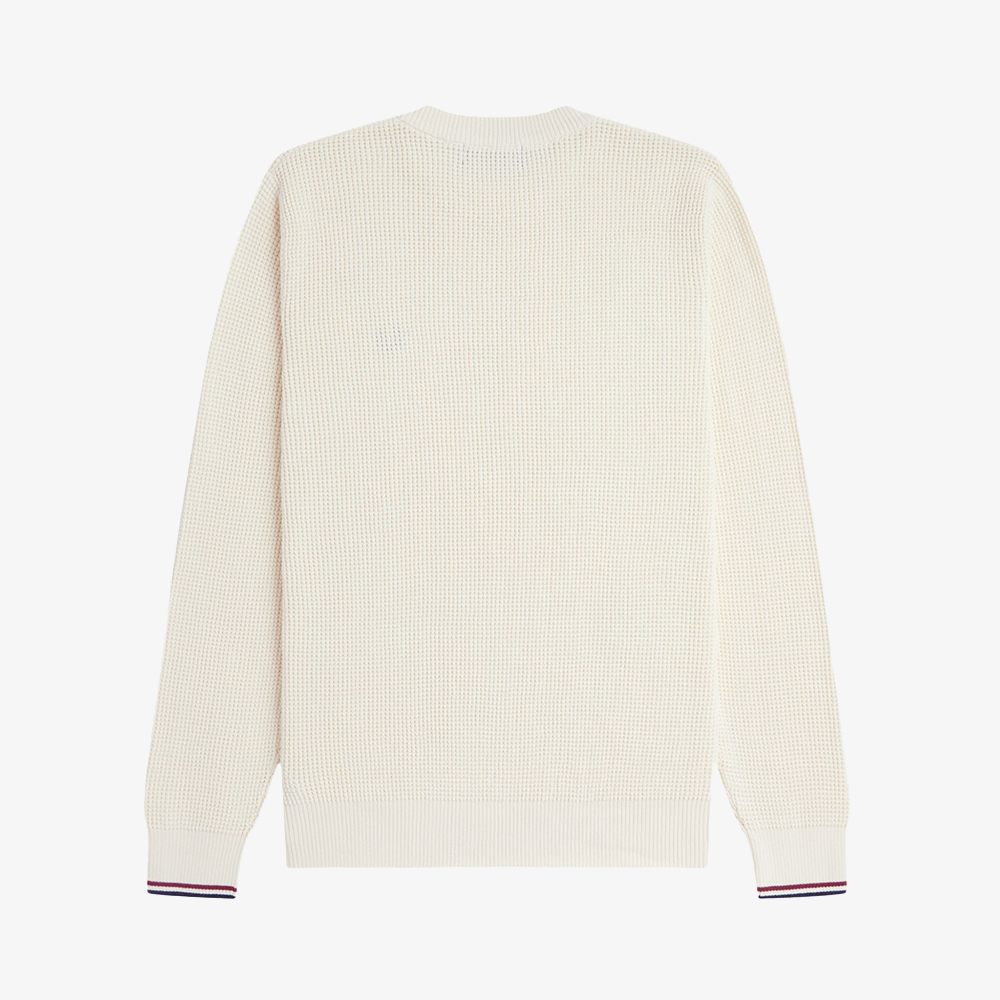 프레드페리 와플 스티치 니트 에크루(Fred Perry Waffle Stitch Knit Ecru) - 6