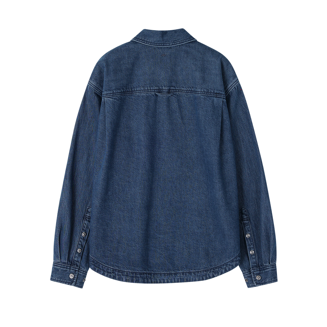 (W) 송지오 지제로 팬서 세미오버 데님 셔츠 블루((W) SONGZIO ZZERO Panther Semi Over Denim Shirt Blue) - 2