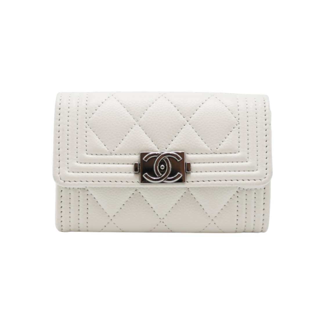 ITDQQ8SQB33K Chanel Boy Snap Card Wallet