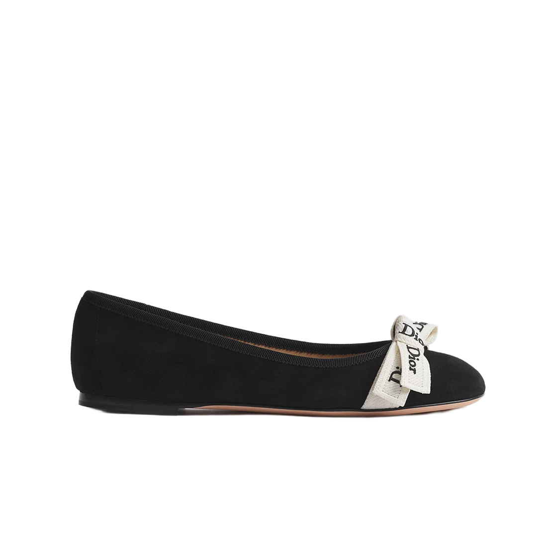 KDF202VVV-S900 (W) Dior J'Adior Ballet Flat Suede Goatskin Black