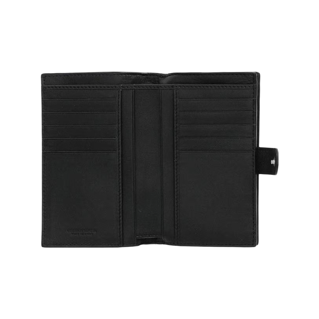 보테가 베네타 인트레치아토 반지갑 블랙(Bottega Veneta Intrecciato Bi-Fold Wallet Black) - 2