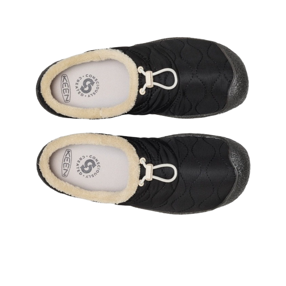 (W) 킨 하우저 3 슬라이드 블랙 퀼티드((W) Keen Howser III Silde Black Quilted) - 2