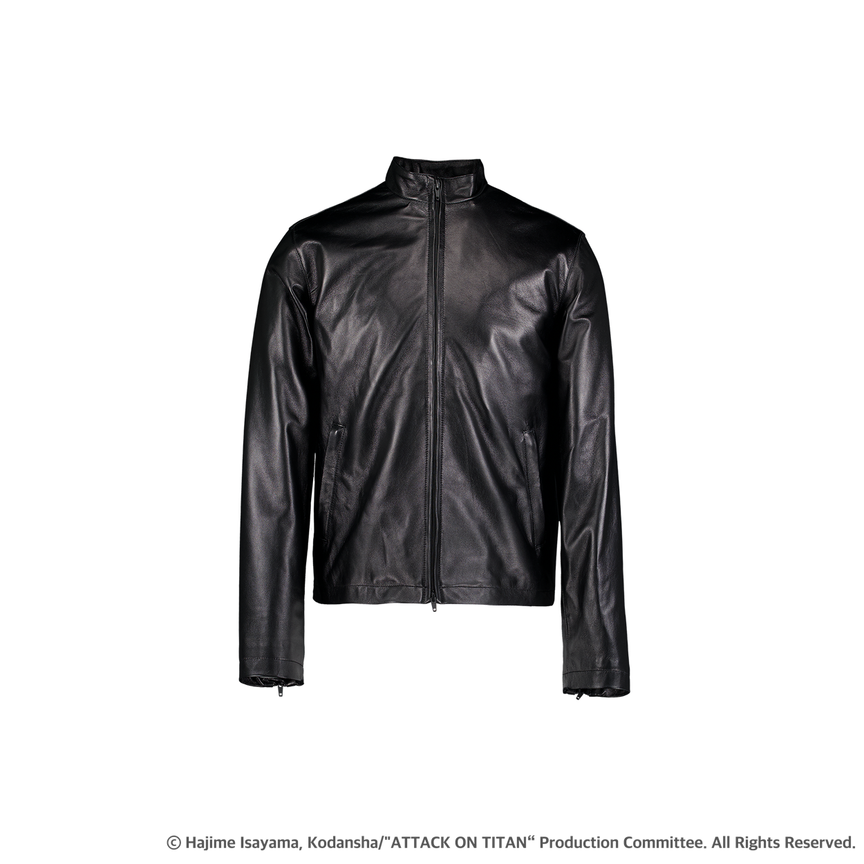 [진격의 거인 I 언더마이카] 에렌 양가죽 프린지 레더 자켓 팬텀 블랙([Attack On Titan I Undermycar] Eren Lambskin Fringe Leather Jacket Phantom Black) - 3