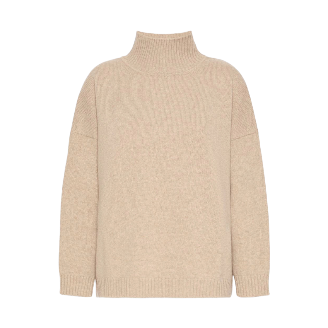 BORGIA-002 (W) Weekend Max Mara Borgia Wool Knit Turtleneck Jumper Beige
