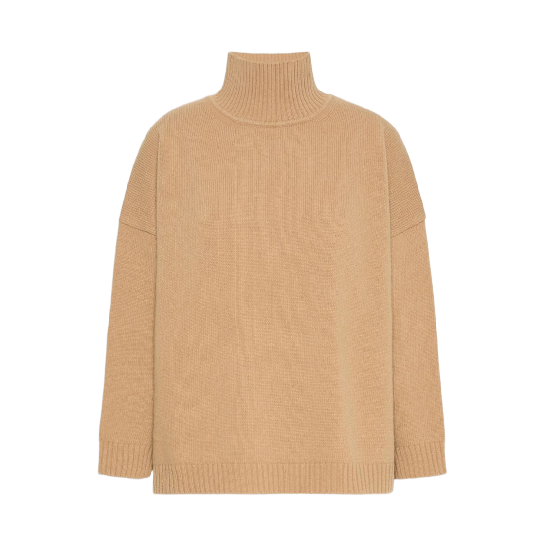 BORGIA-003 (W) Weekend Max Mara Borgia Wool Knit Turtleneck Jumper Camel