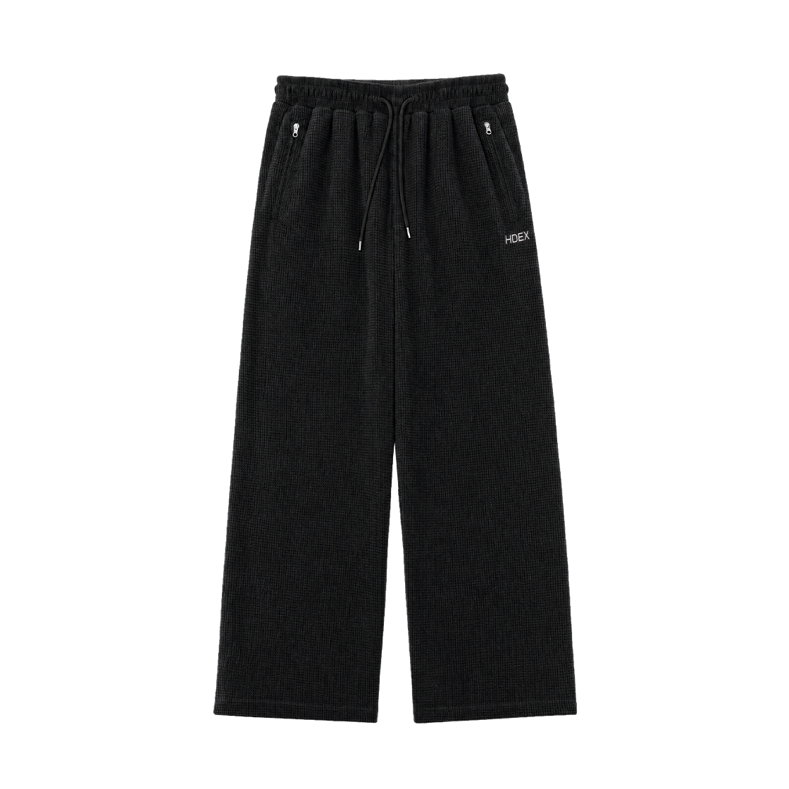 에이치덱스 소프트 벨로어 와플 팬츠 블랙(HDEX Soft Velour Waffle Pants Black)