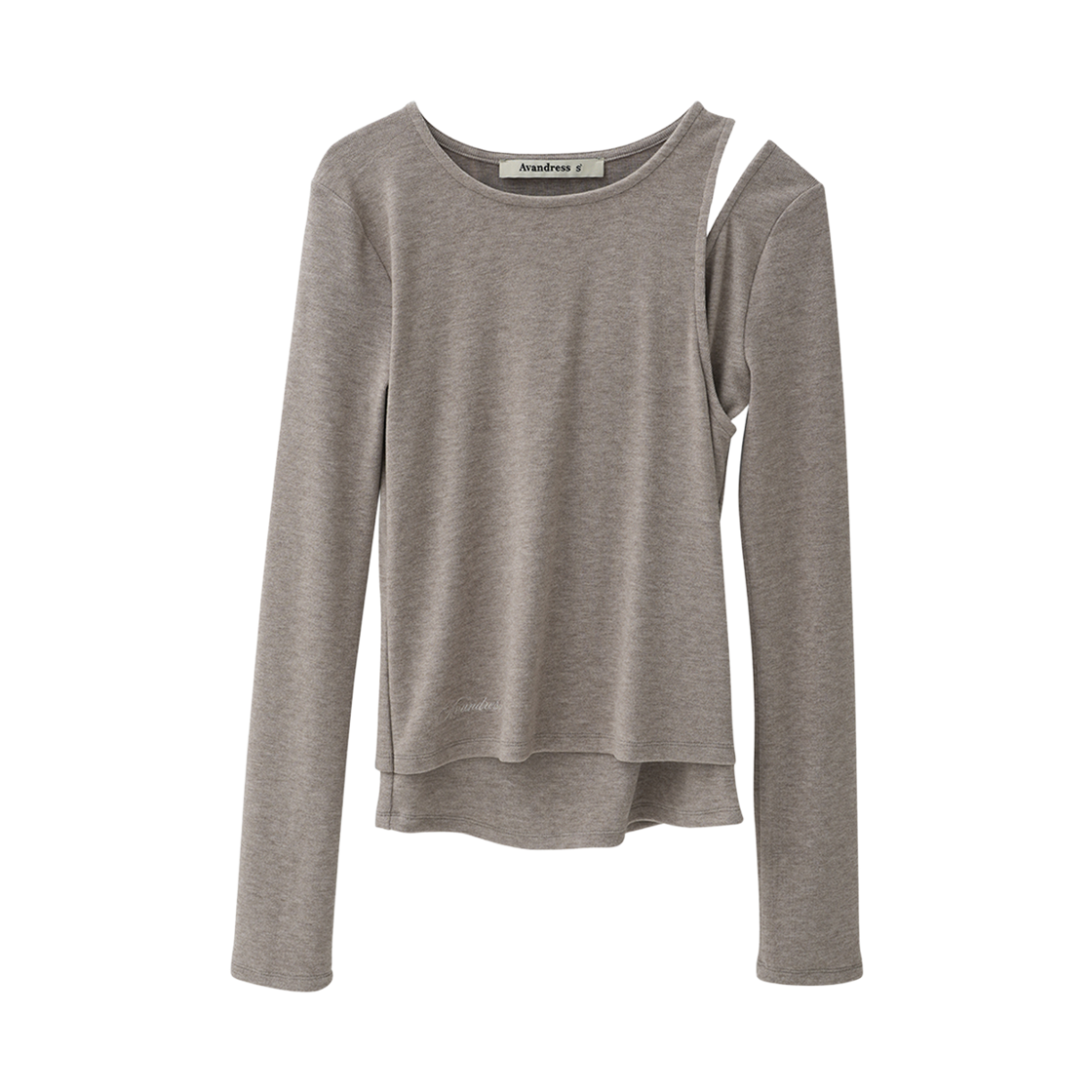 어반드레스 디안 레이어드 티 모카(AVANDRESS Dian Layered Tee MOCHA)