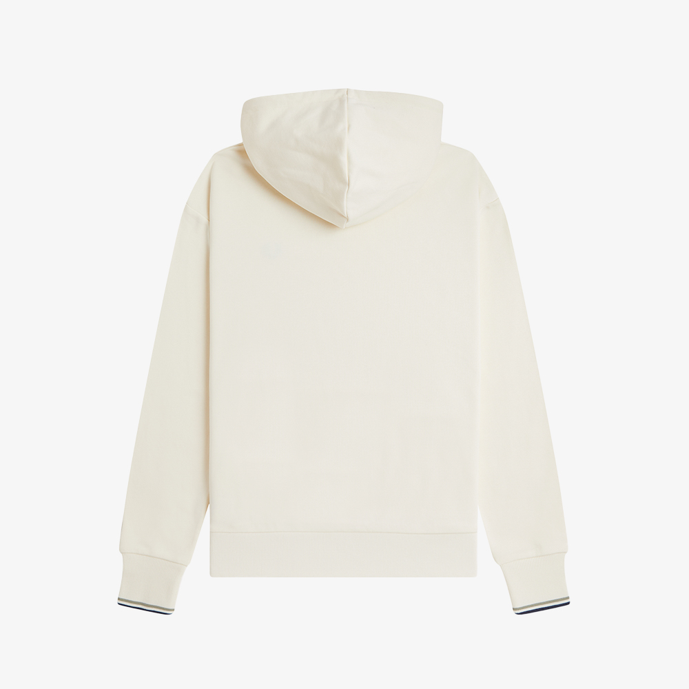 프레드페리 릴렉스드 팁드 후드 스웻셔츠 에크루(Fred Perry Relaxed Tipped Hooded Sweatshirt Ecru) - 6