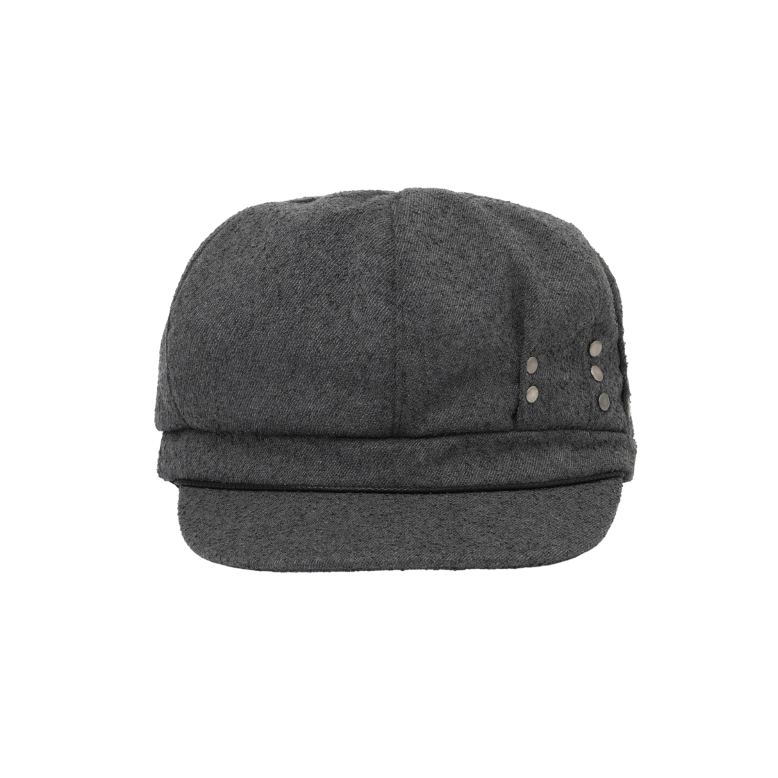 MW391CHA MILLO WOMEN Stud Tuck Balloon Cap Charcoal