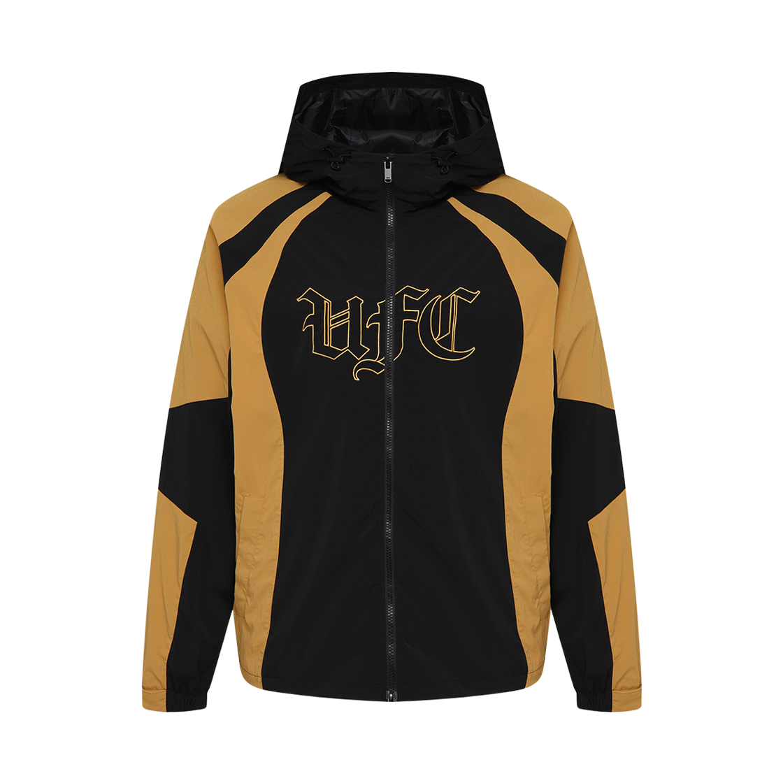 유에프씨 스포츠 고딕 컬러블록 오버핏 자켓 옐로우(UFC SPORT Gothic Color Block Oversized Fit Jacket Yellow) - 1