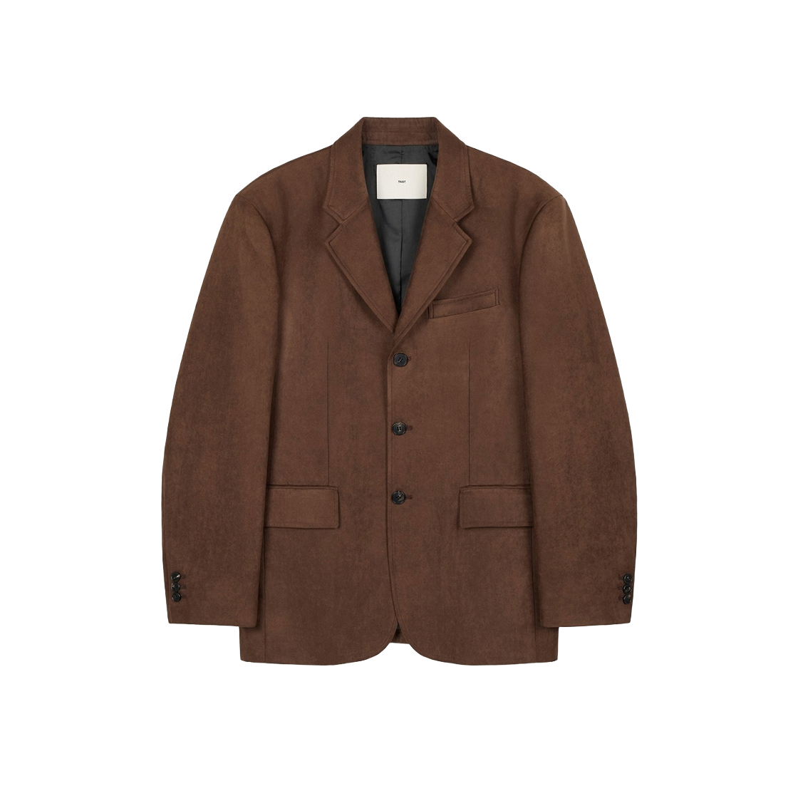 TNJA6F102W2 TNGT Faux Suede Jacket Brown