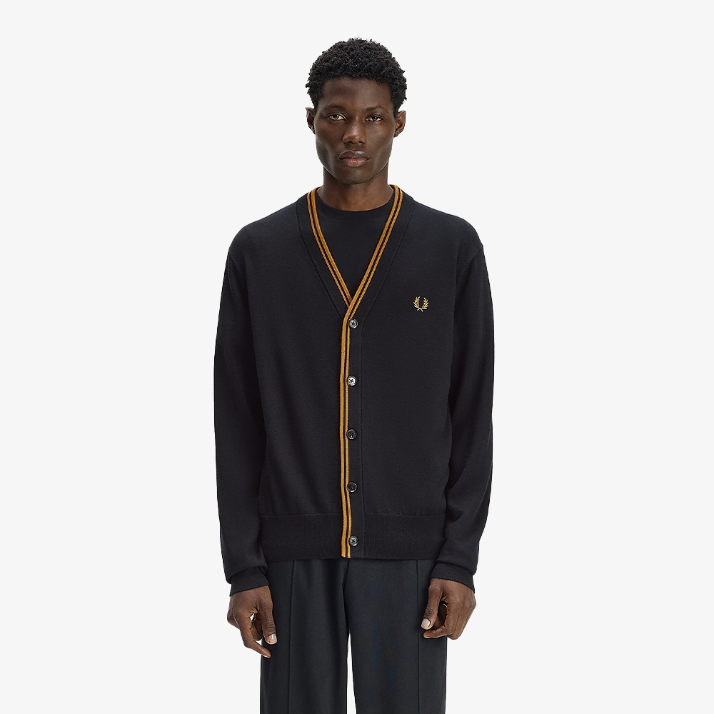 프레드페리 클래식 가디건 블랙(Fred Perry Classic Cardigan Black) - 2
