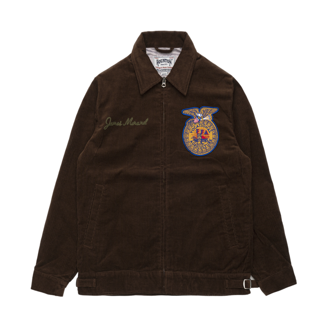 51448BR Houston Japan Corduroy FFA Jacket Brown 51448