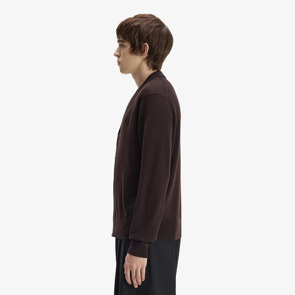 프레드페리 클래식 가디건 리치브라운(Fred Perry Classic Cardigan Rich Brown) - 3