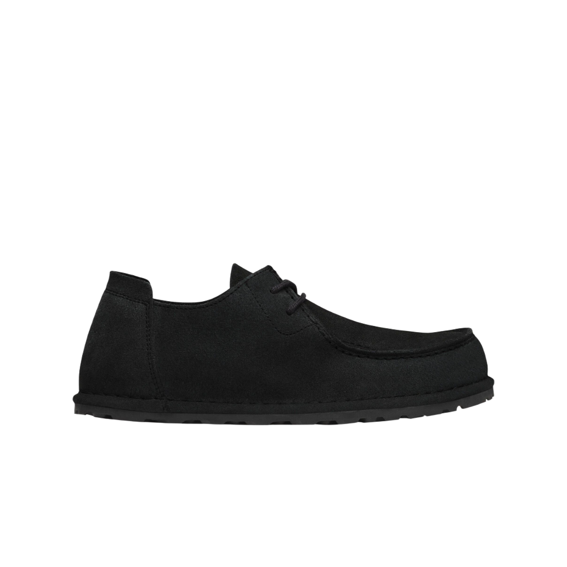 1034412 Birkenstock Utti Lace Suede Leather Solid Black - Narrow