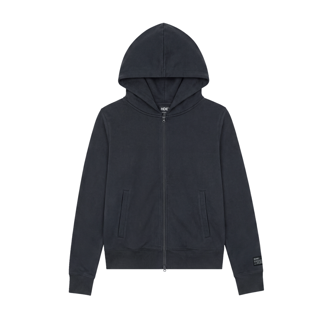 에이치덱스 무브 코튼 슬림 후디 집업 우먼 스톰 네이비(HDEX Move Cotton Slim Hoodie Zip-Up W Storm Navy)