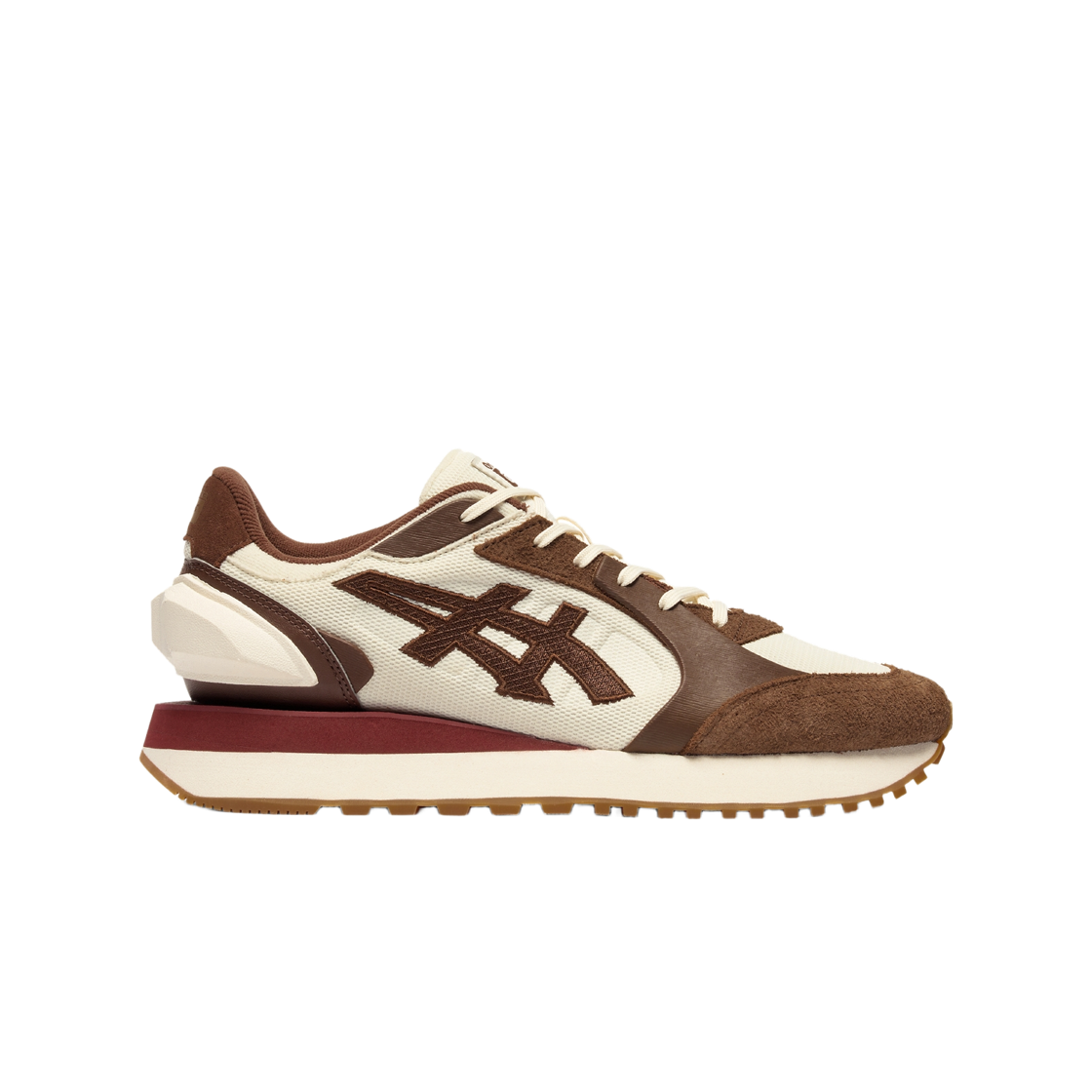 1183B555-104 Onitsuka Tiger Moage Co Cream Reddish Brown