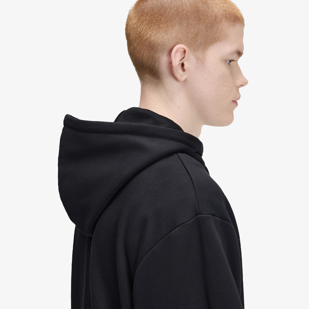 프레드페리 릴렉스드 팁드 후드 스웻셔츠 블랙(Fred Perry Relaxed Tipped Hooded Sweatshirt Black) - 4