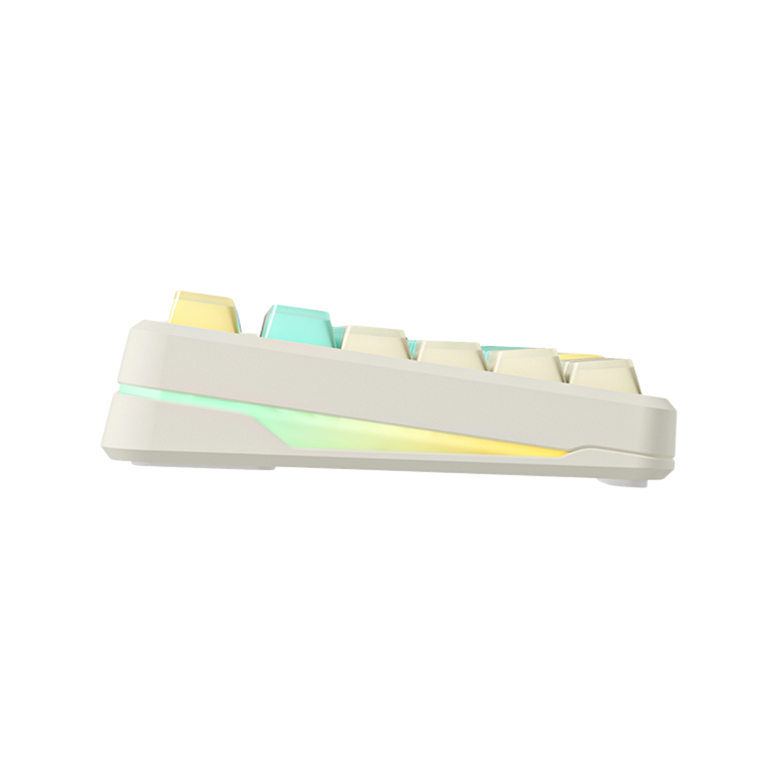 긱스타 GKG108ADE 유무선 사무용 게이밍 기계식 풀배열 키보드, HMX 저소음 몽글축 (5 color)(Geekstar GKG108ADE Wired & Wireless Full-Sized Mechanical Office & Gaming Keyboard (5 Colors)) - 2