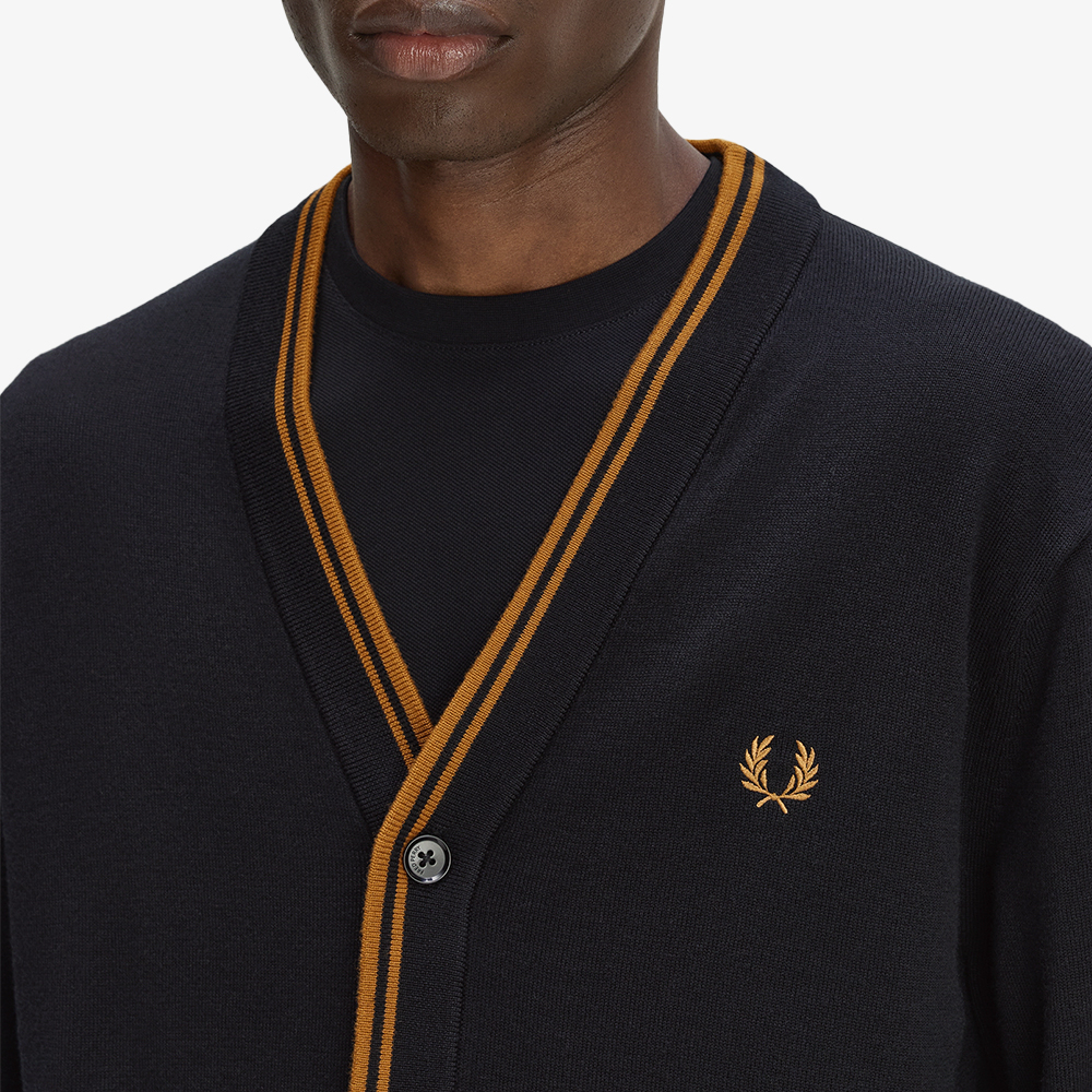 프레드페리 클래식 가디건 블랙(Fred Perry Classic Cardigan Black) - 5