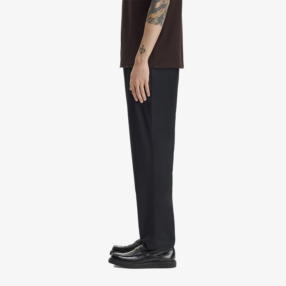프레드페리 슬림핏 트윌 트라우저 블랙(Fred Perry Slim Fit Twill Trousers Black) - 3