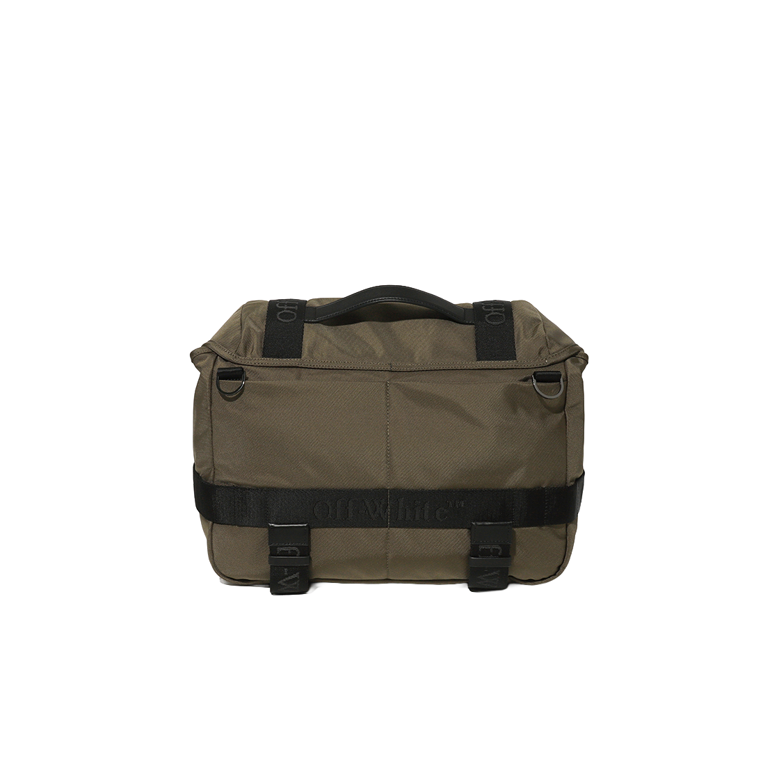 오프화이트 카메라 숄더 백 L (카키)(Off-White Camera Shoulder Bag L (Khaki)) - 4