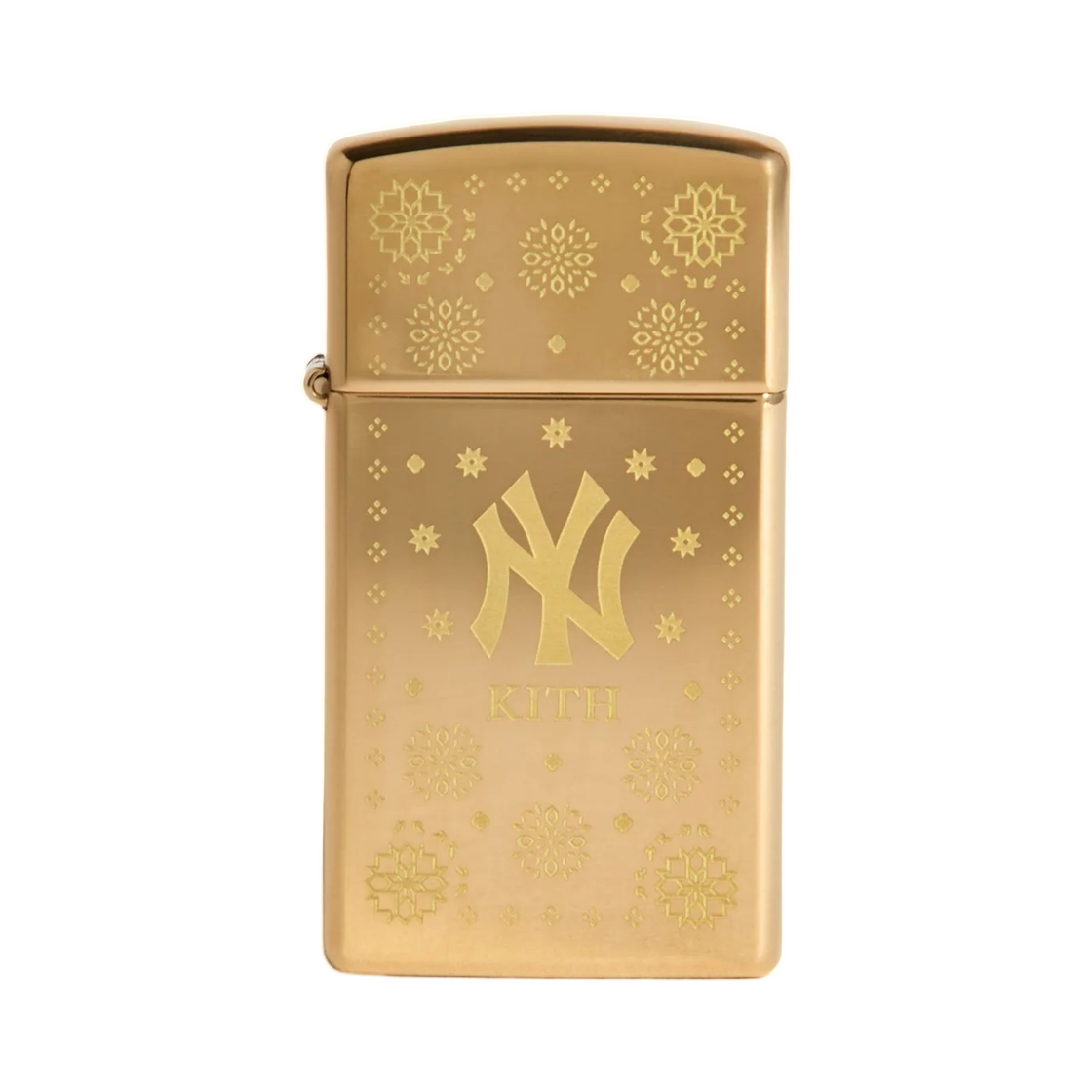 키스 포 뉴욕 양키스 슬림 지포 라이터 골드(Kith for the New York Yankees Slim Zippo Lighter Gold) - 1