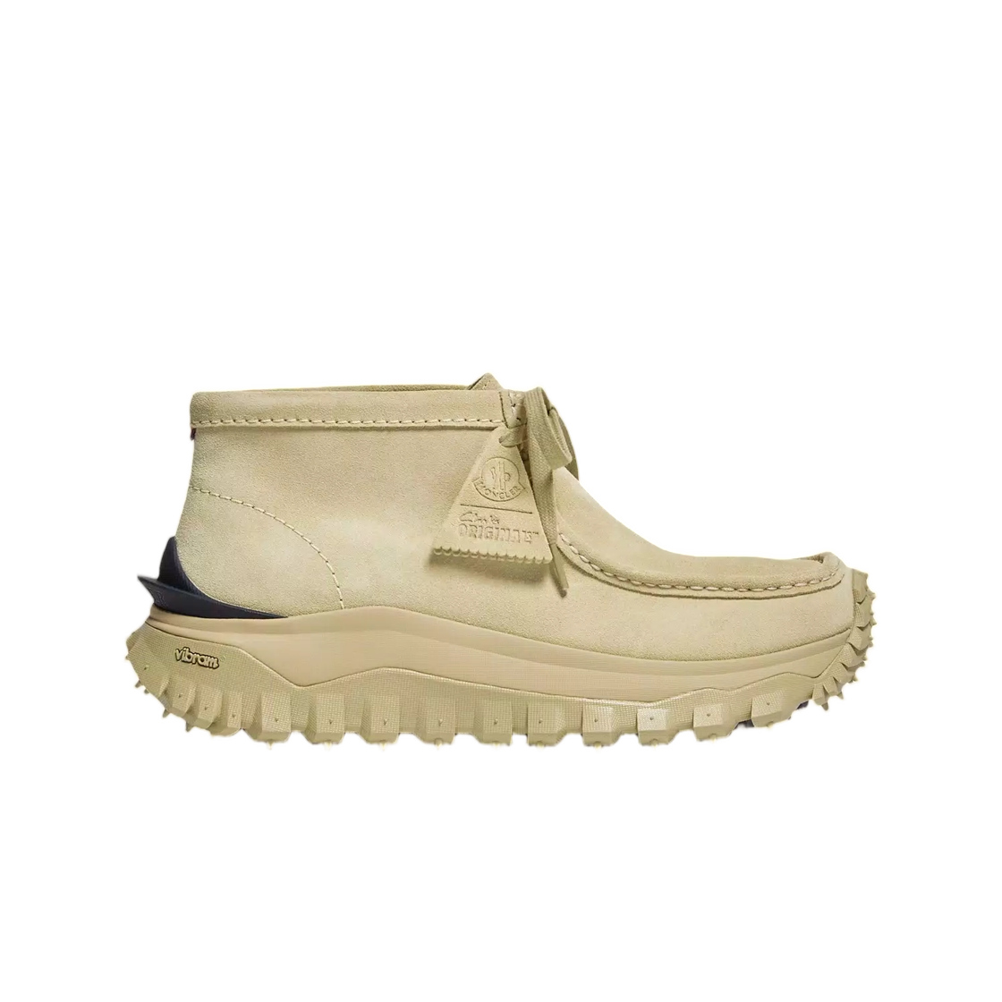 L2-09A-4G00100-N0112-51K Moncler x Clarks Originals Trailgrip Wallabee GTX Suede Boots Beige - 26FW