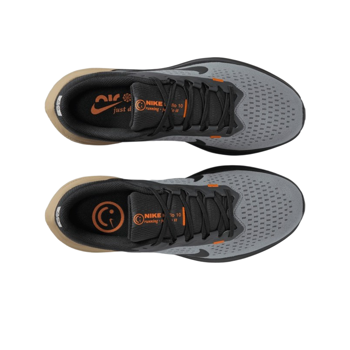 나이키 에어 윈플로 10 스모크 그레이 세이프티 오렌지(Nike Air Winflo 10 Smoke Grey Safety Orange) - 2