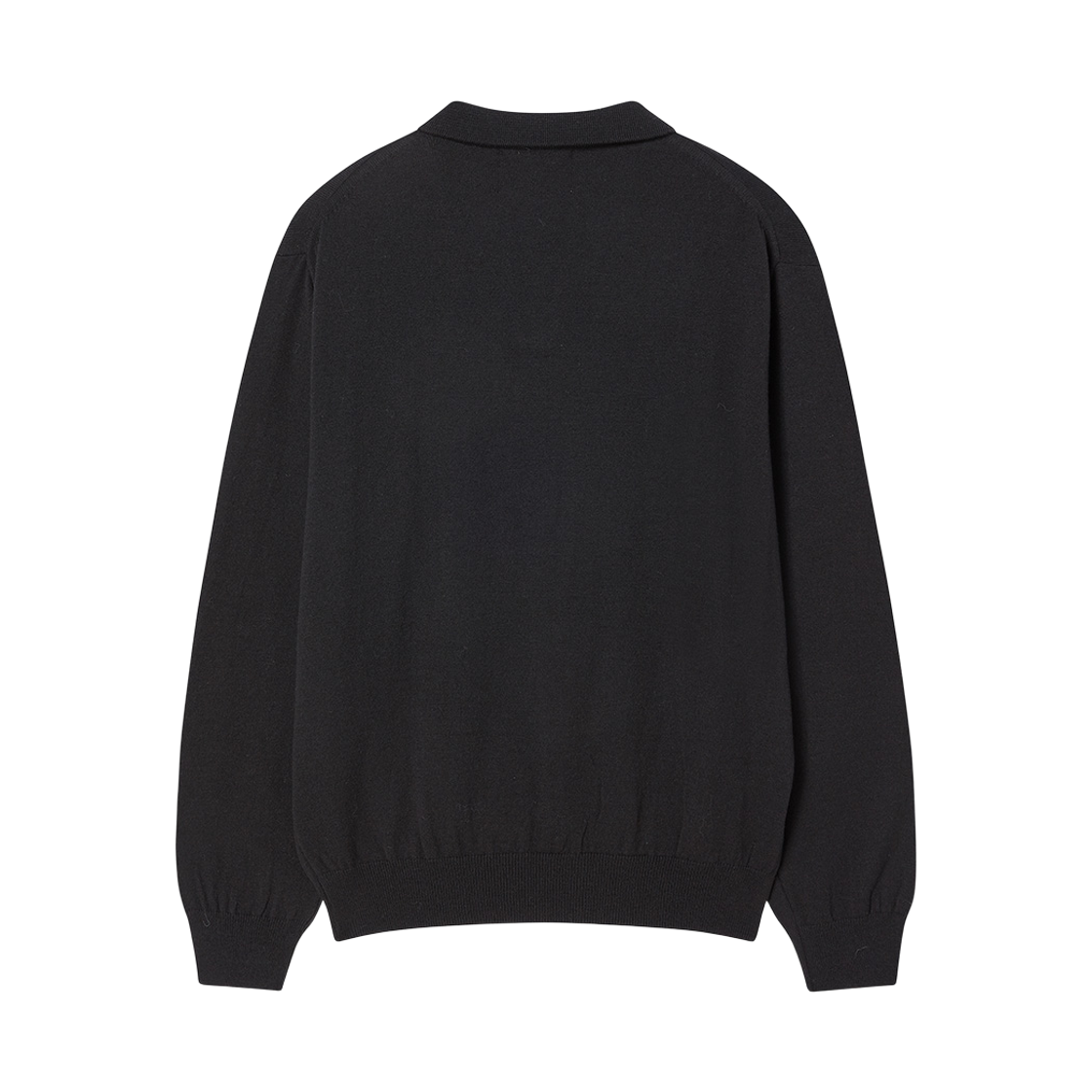 엔 아카이브 파인 울 피트 카라 니트 블랙(N ARCHIVE Fine Wool Pitt Collar Knit Black) - 2