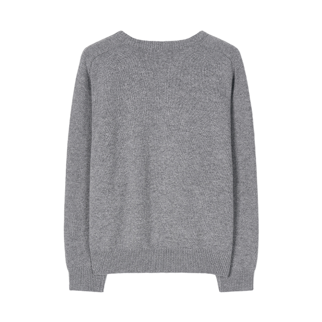 플로즈룸 파인 울 브이넥 니트 멜란지 그레이(Flawsroom Fine Wool V Neck Knit Melange Grey) - 2