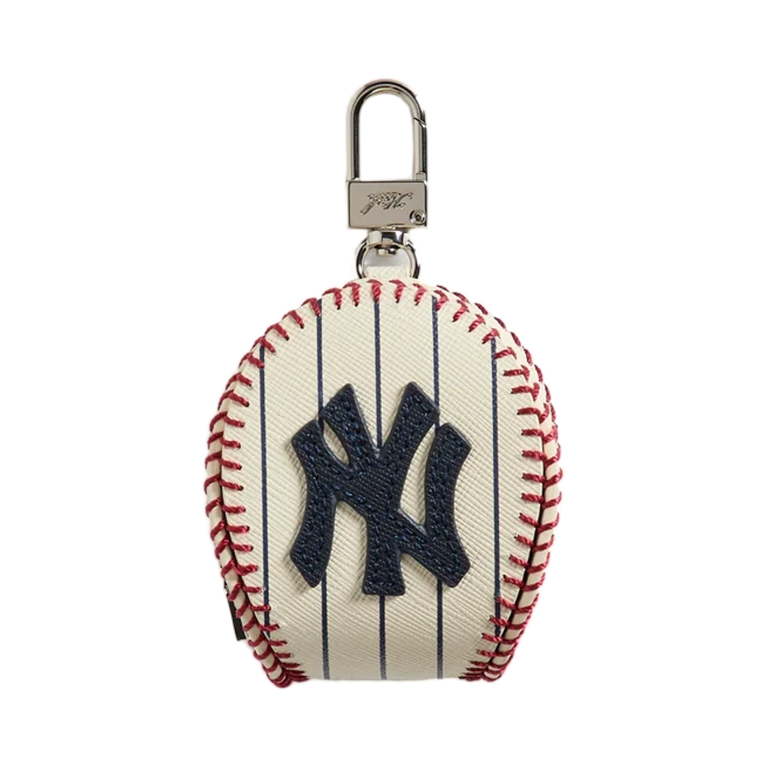 키스 포 뉴욕 양키스 레더 베이스볼 파우치 샌드리프트(Kith for the New York Yankees Leather Baseball Pouch Sandrift)