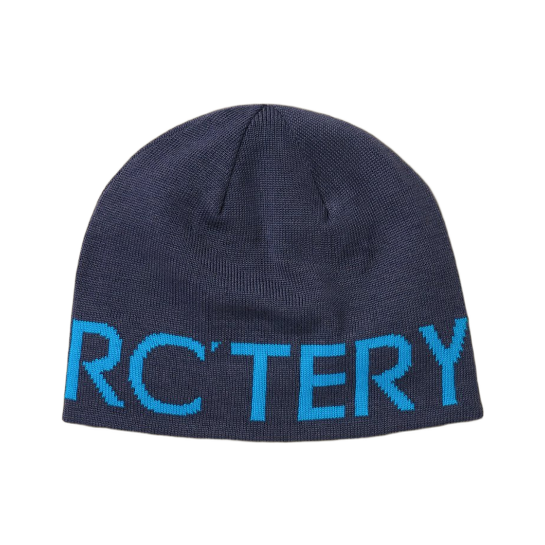 7590 Arc'teryx Word Head Toque Blk Sapphire Aqua