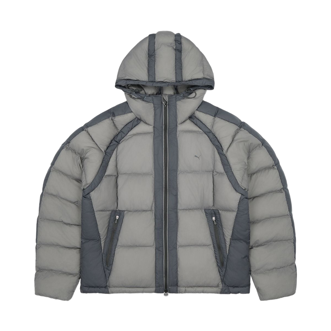 640540-15 Puma × Musinsa T7 Light Weight Sheer Padded Jacket Cool Dark Grey