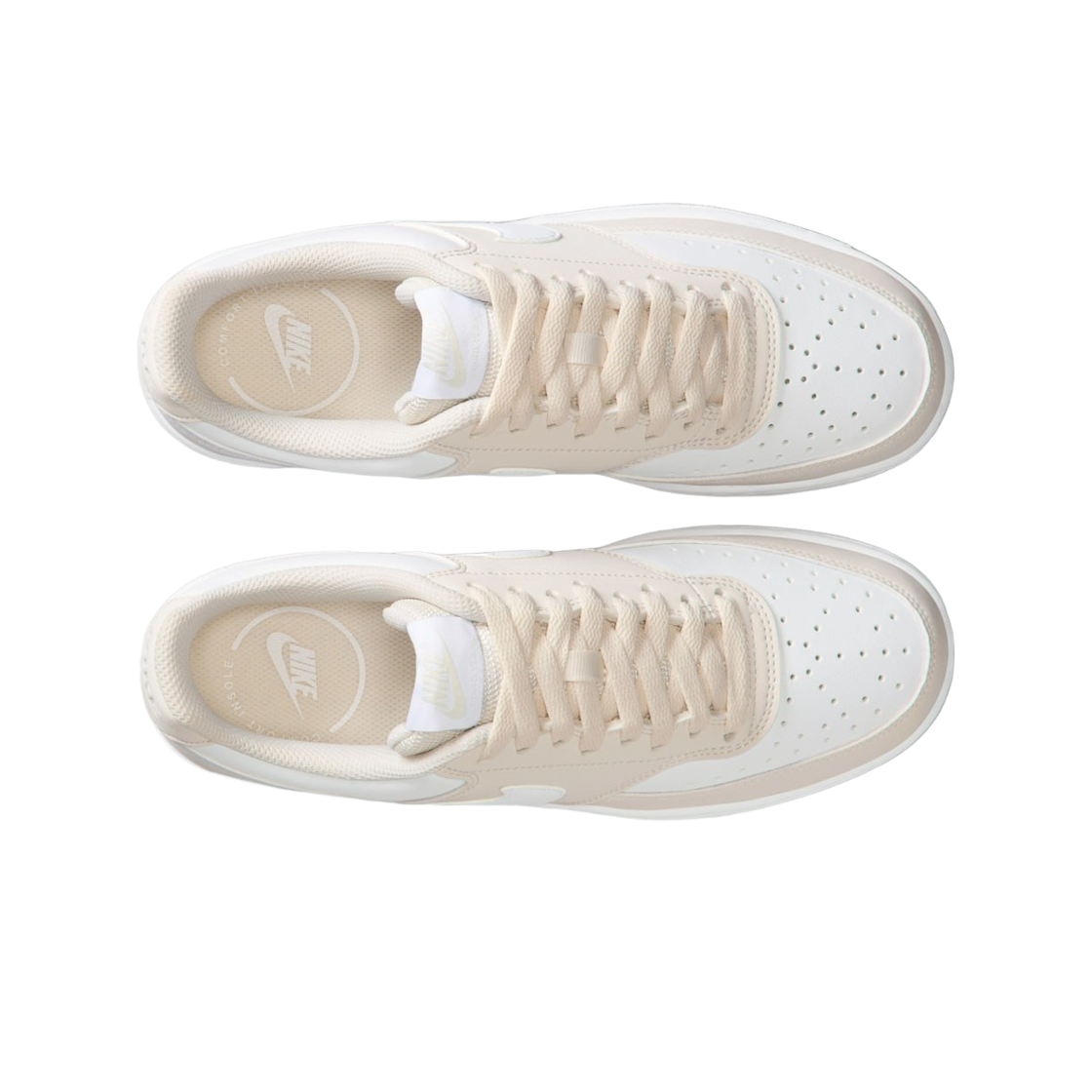 (W) 나이키 코트 비전 로우 팬텀 화이트((W) Nike Court Vision Low Phantom White) - 2