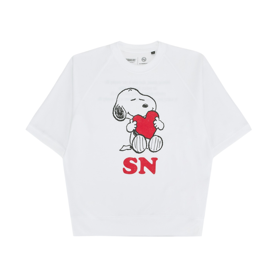 359540-00 GU x Undercover Sweatshirt 5/8 Sleeve White