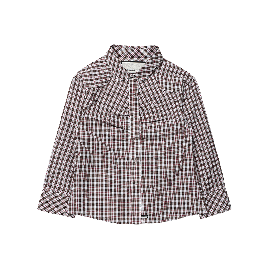 VH2GSFW330ABR Thevinylhouse Three-Quarter Sleeve Shirts (W) Brown