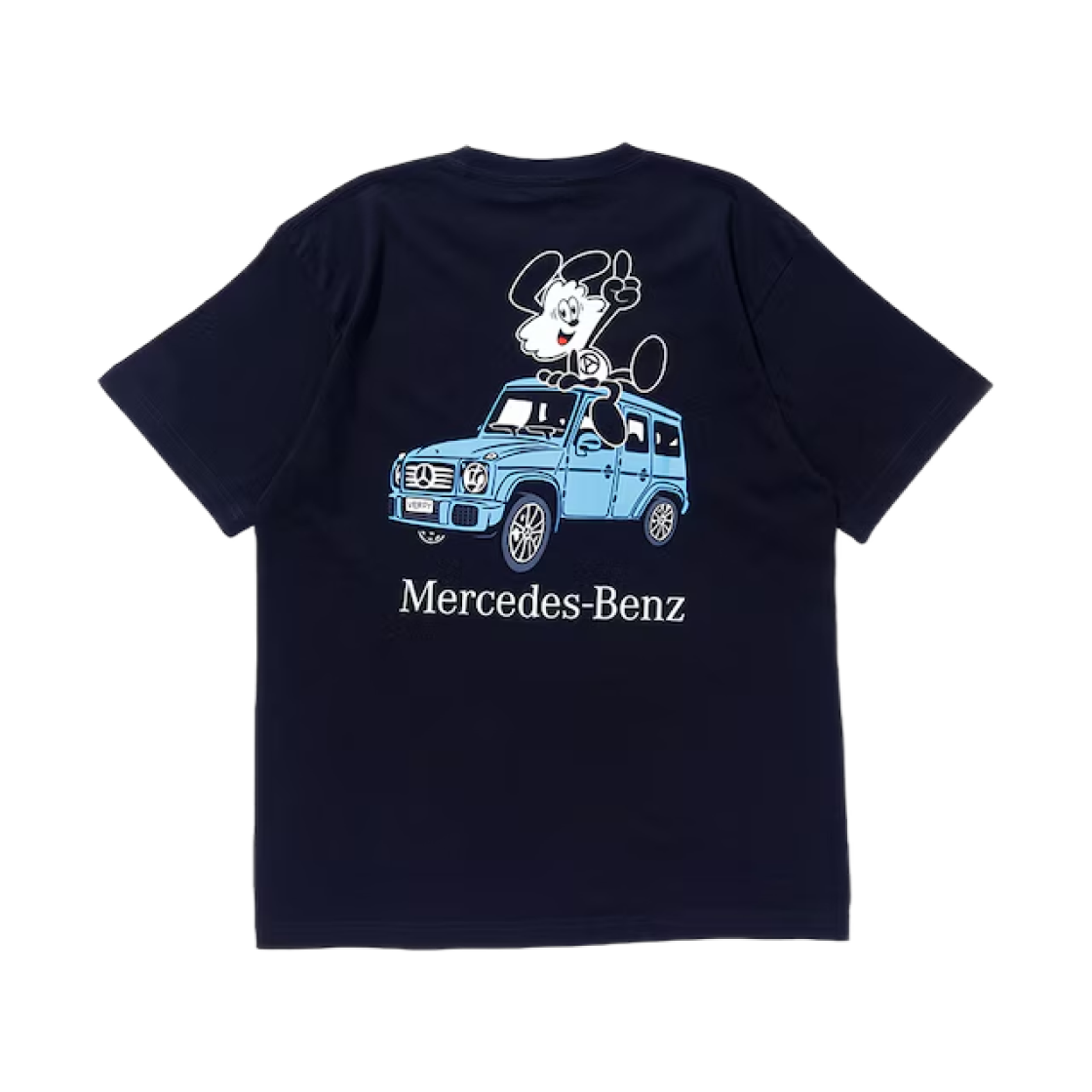 베르디 x 메르세데스 벤츠 빅 G-클래스 티셔츠 블랙 블루(Verdy x Mercedes Benz Vick G-Class T-Shirt Black Blue)