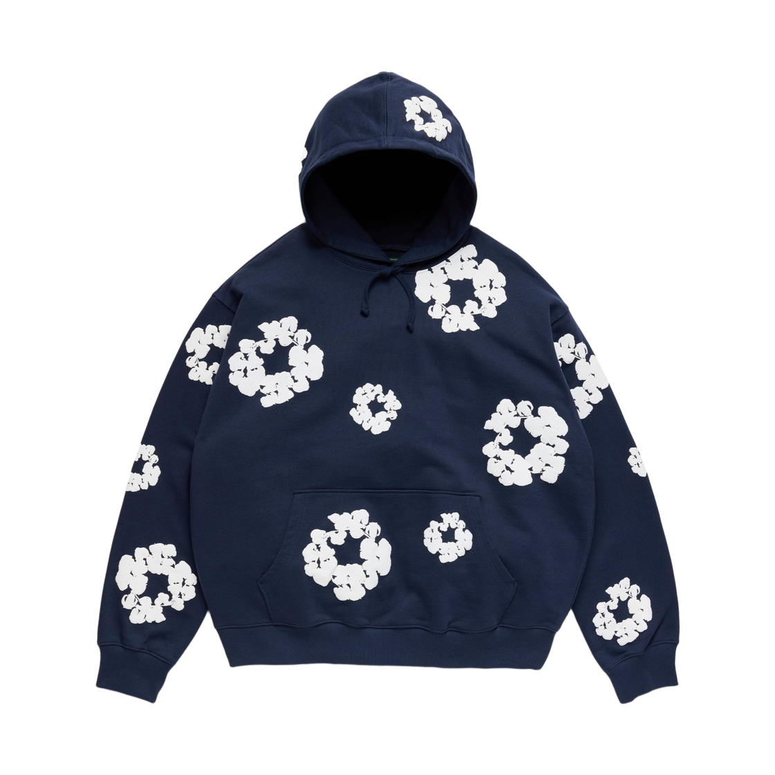 데님 티어스 코튼 리쓰 후드 네이비(Denim Tears Cotton Wreath Hoodie Navy)