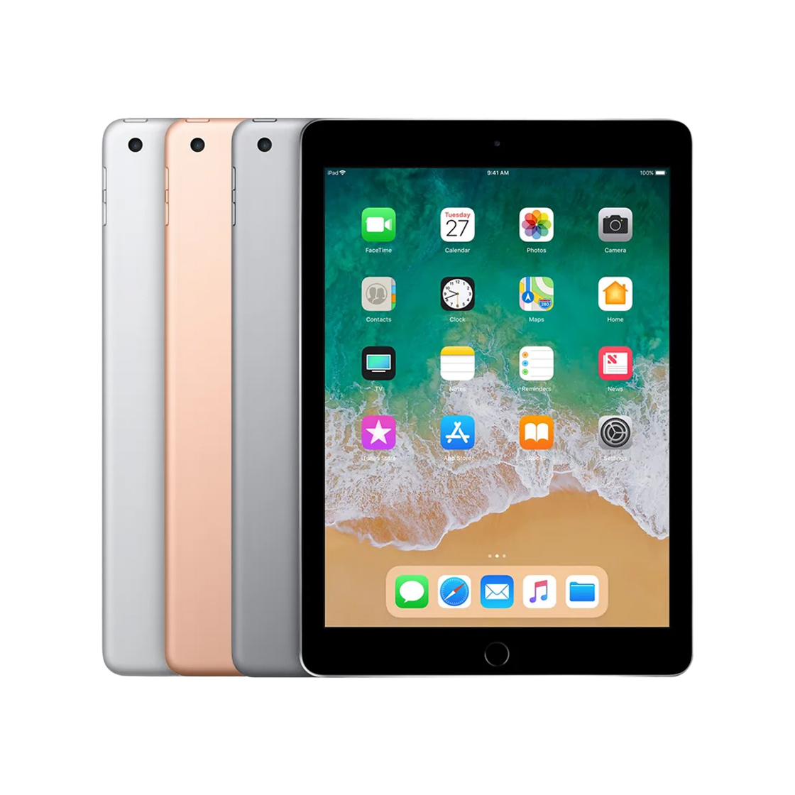 A1893 [A등급] Refurbished Apple iPad 6th Gen Wi-Fi 128GB Silver Tablet