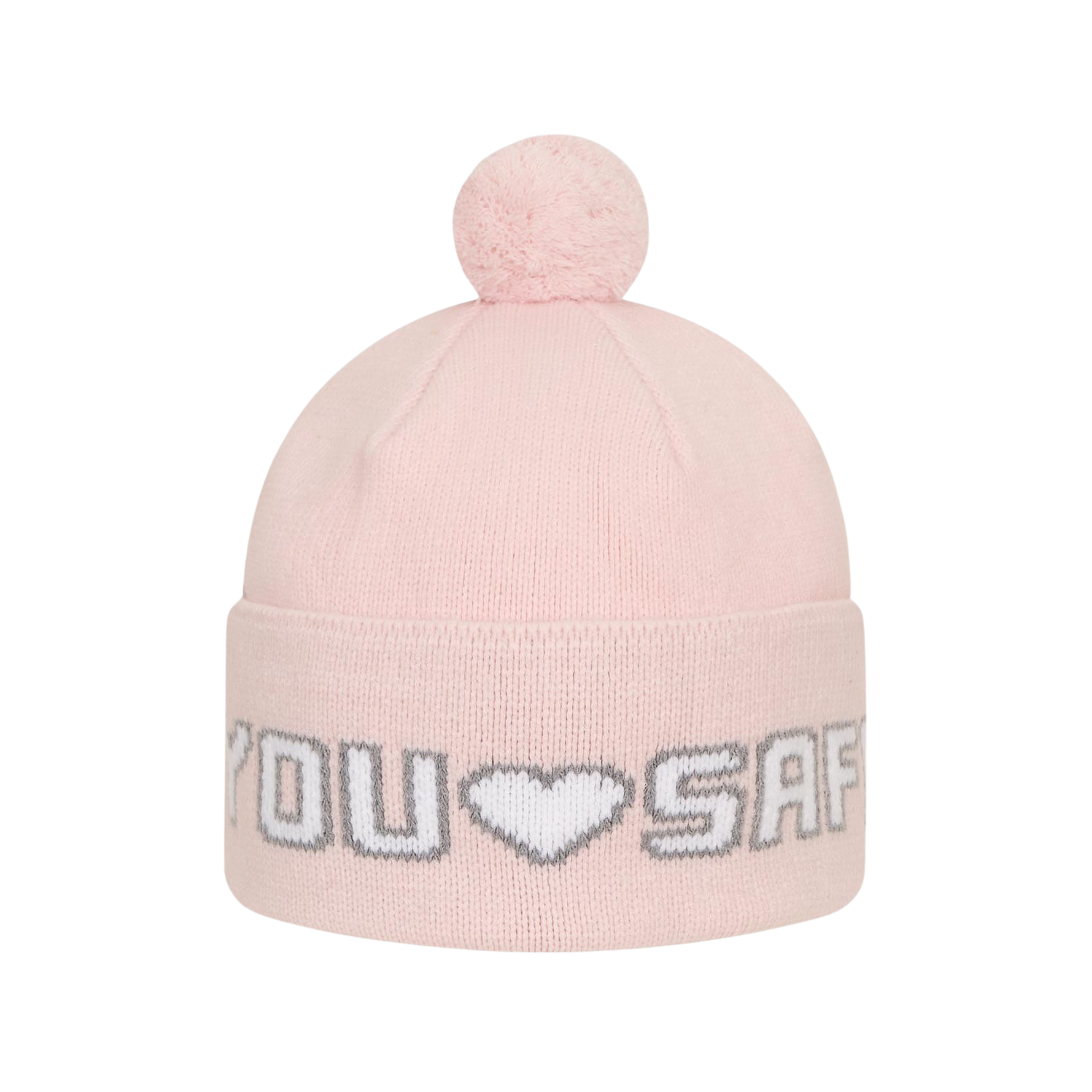 SCDWC12UAN001PIK Safarispot You Love Beanie Light Pink