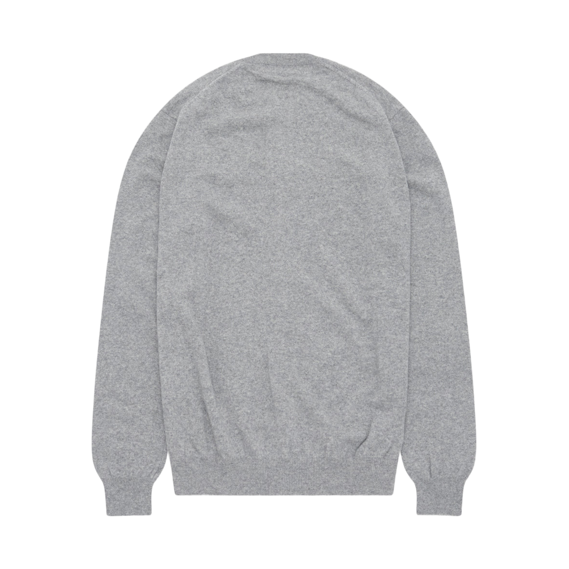 플레이 꼼데가르송 스몰 핑크 하트 라운드넥 가디건 라이트 그레이(Play Comme des Garcons Small Pink Heart Round Neck Cardigan Light Grey) - 2
