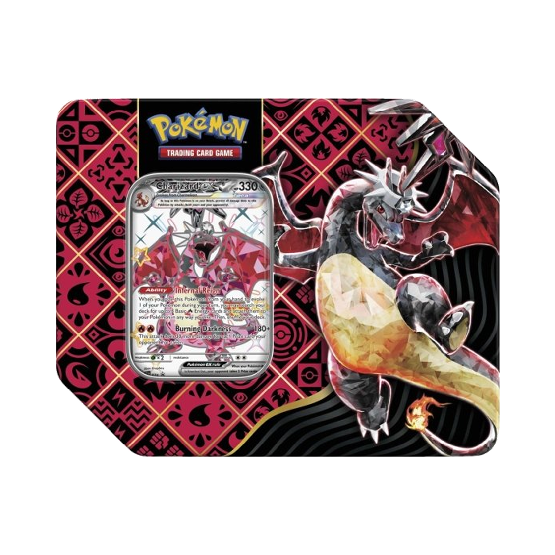포켓몬 TCG 스칼렛 & 바이올렛 팔데아 페이트 틴 샤이니 리자몽 ex (영문판)(Pokemon TCG Scarlet & Violet-Paldean Fates Tin Shiny Charizard ex (English Ver.)) - 1