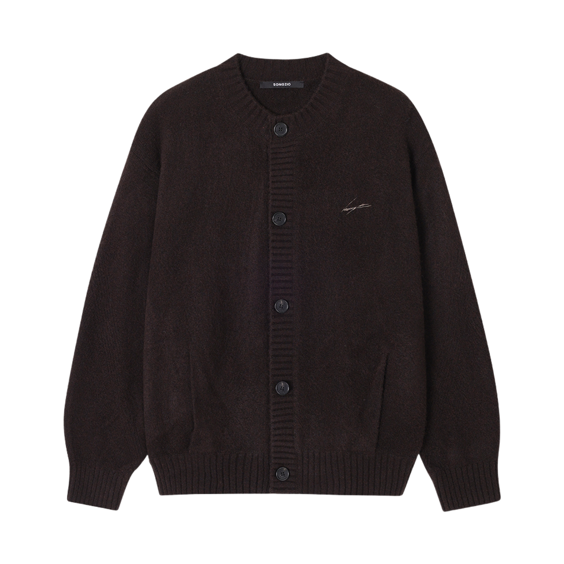 SI5KT702DB SONGZIO COLLECTION Chariot Round Neck Cardigan Dark Blue