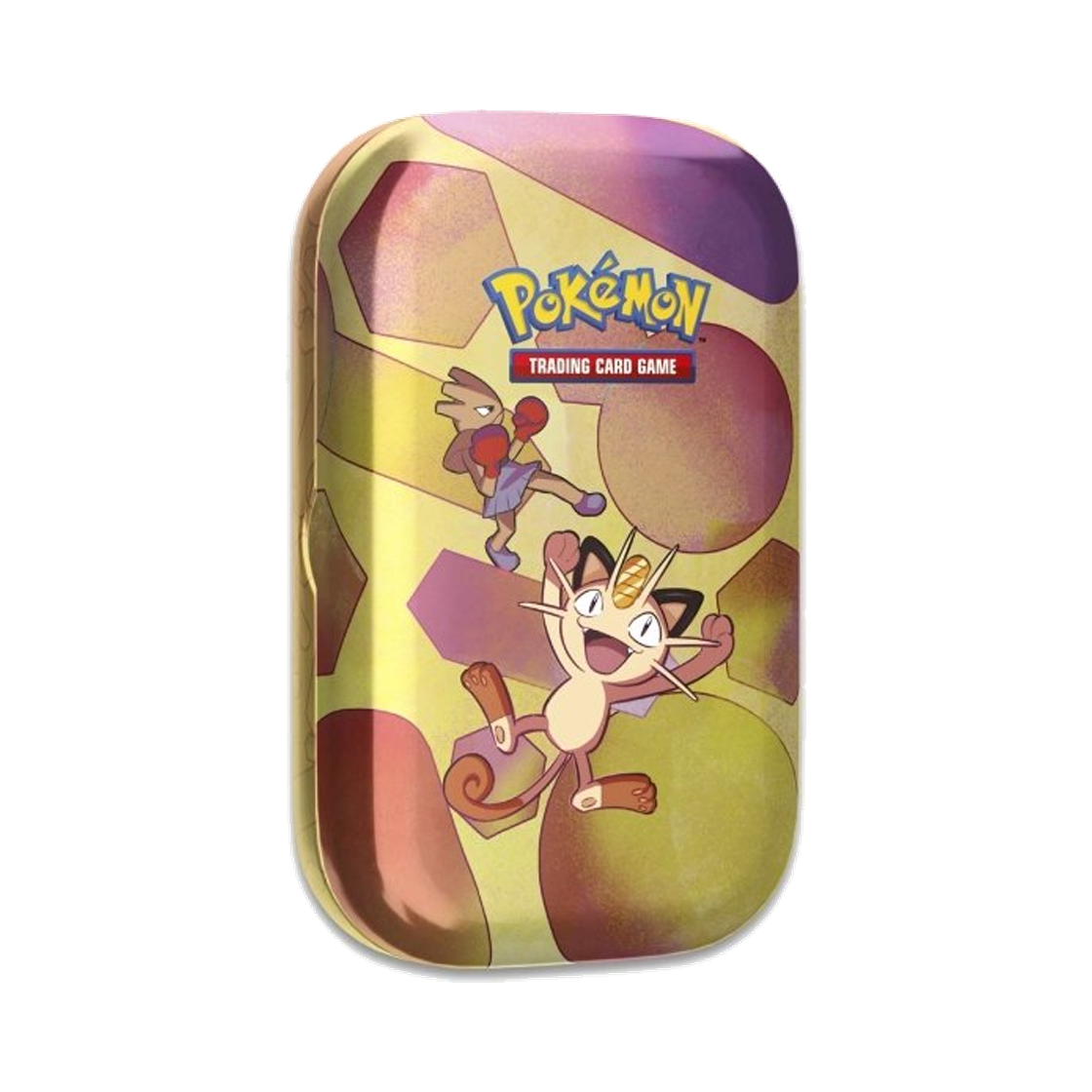 포켓몬 TCG 스칼렛 & 바이올렛 151 미니 틴 나옹 & 홍수몬 (영문판)(Pokemon TCG Scarlet & Violet-151 Mini Tin Meowth & Hitmonchan (English Ver.)) - 1