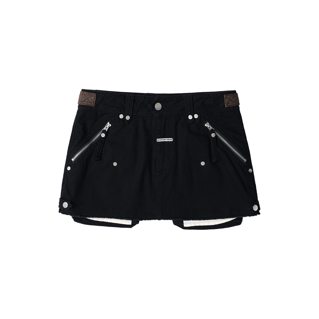 VH2GFFPA60ABK Thevinylhouse Utility Saddle Micro Skirt(W) Black