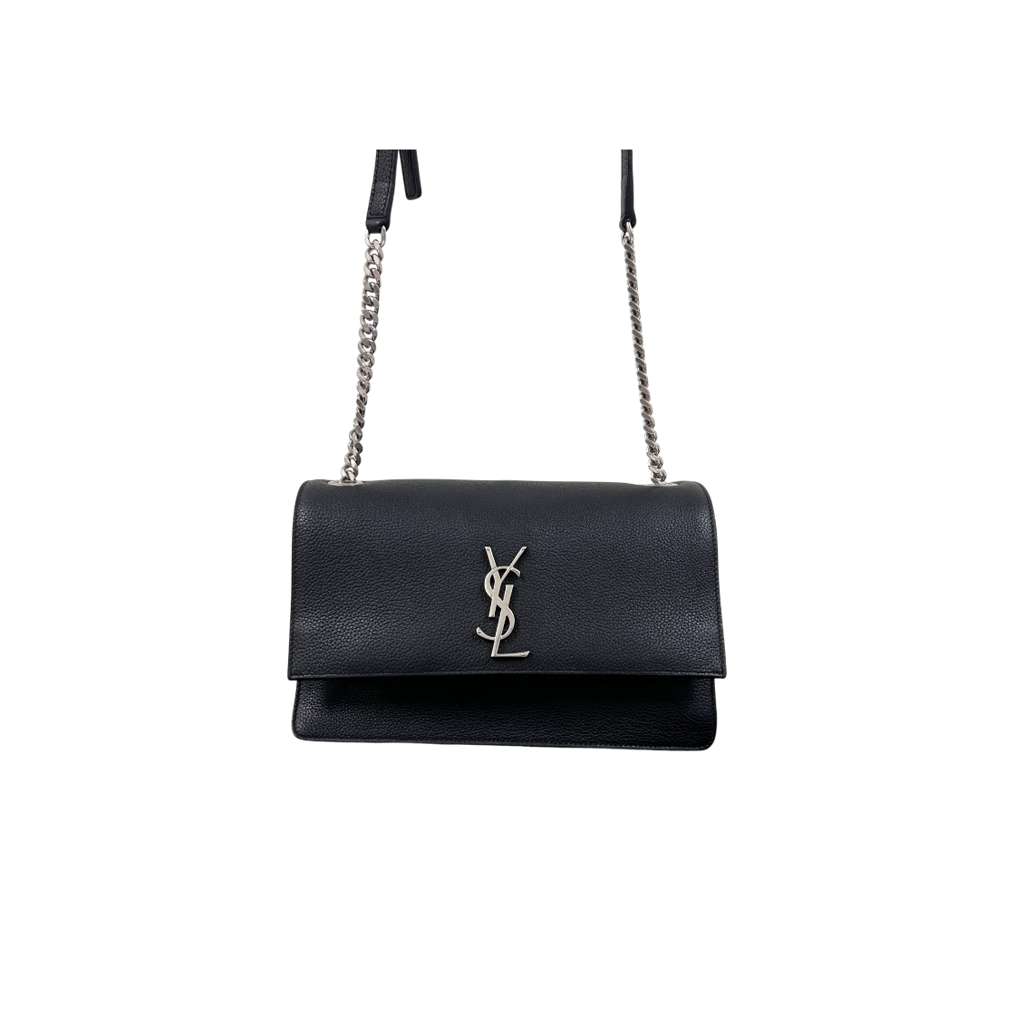 IT49CDR66AGT Saint Laurent Sunset Medium Shoulder Bag Black