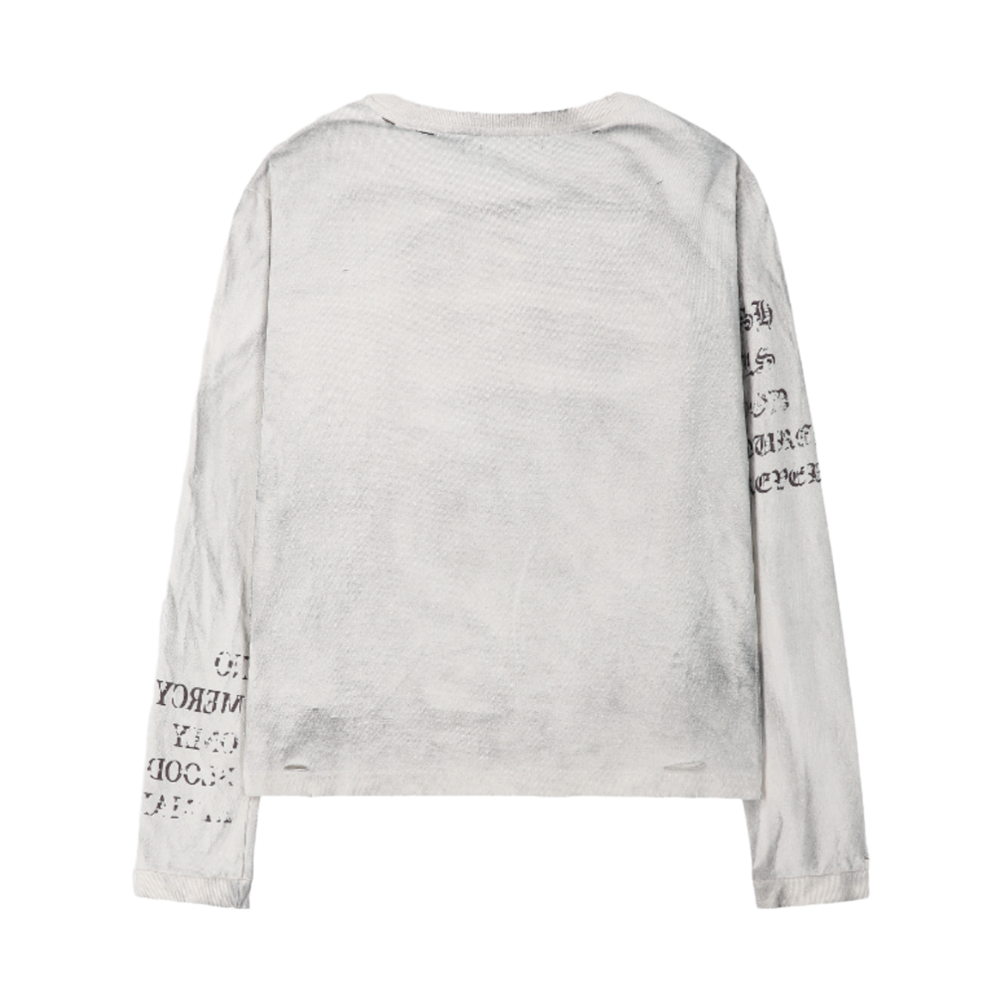 톤얼타이드 갓츠 쏜 크로스 롱슬리브 크림(Tornortied God’s Thorn Cross Long Sleeve Cream) - 2