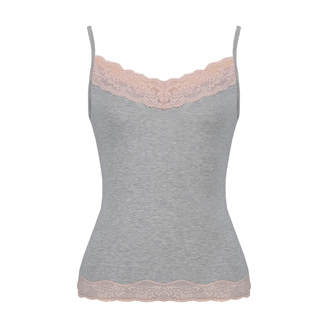 러프넥 소프트 레이스 슬리브리스 그레이(Roughneck Soft Lace Sleeveless Gray) - 1
