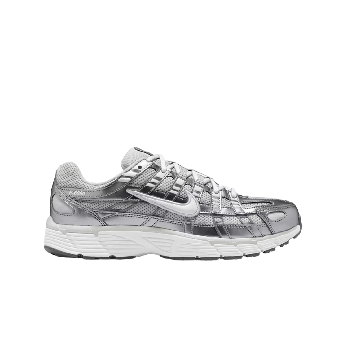 IO3496-001 (W) Nike P-6000 Grey Fog Metallic Cool Grey